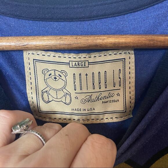 Entree LS men’s Tshirt with bear and Jack Daniels Large streetwear - Picture 6 of 8